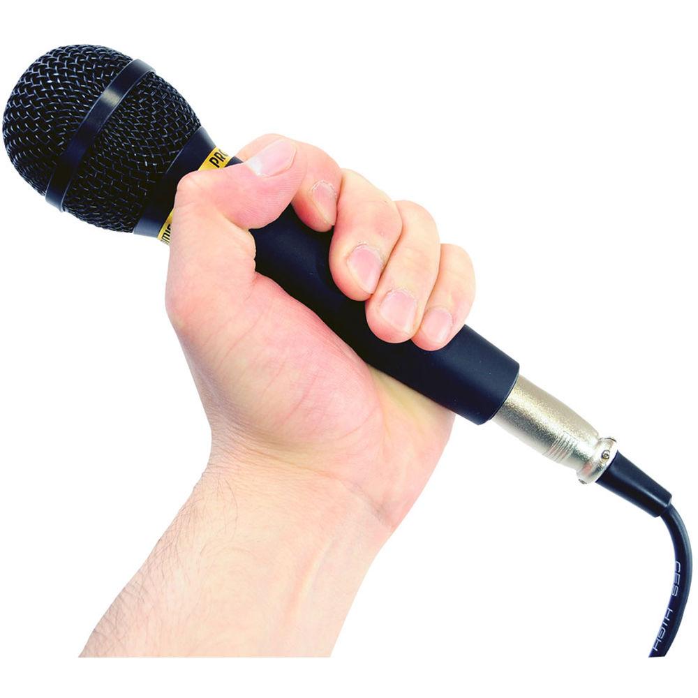 Pyle Pro Handheld Unidirectional Dynamic Microphone with 15