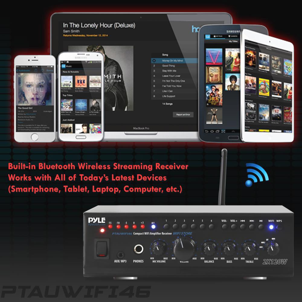 Pyle Pro PTAUWIFI46 Stereo Network Receiver