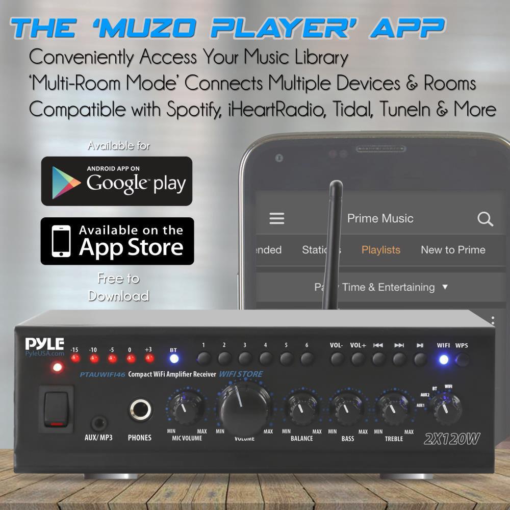 Pyle Pro PTAUWIFI46 Stereo Network Receiver