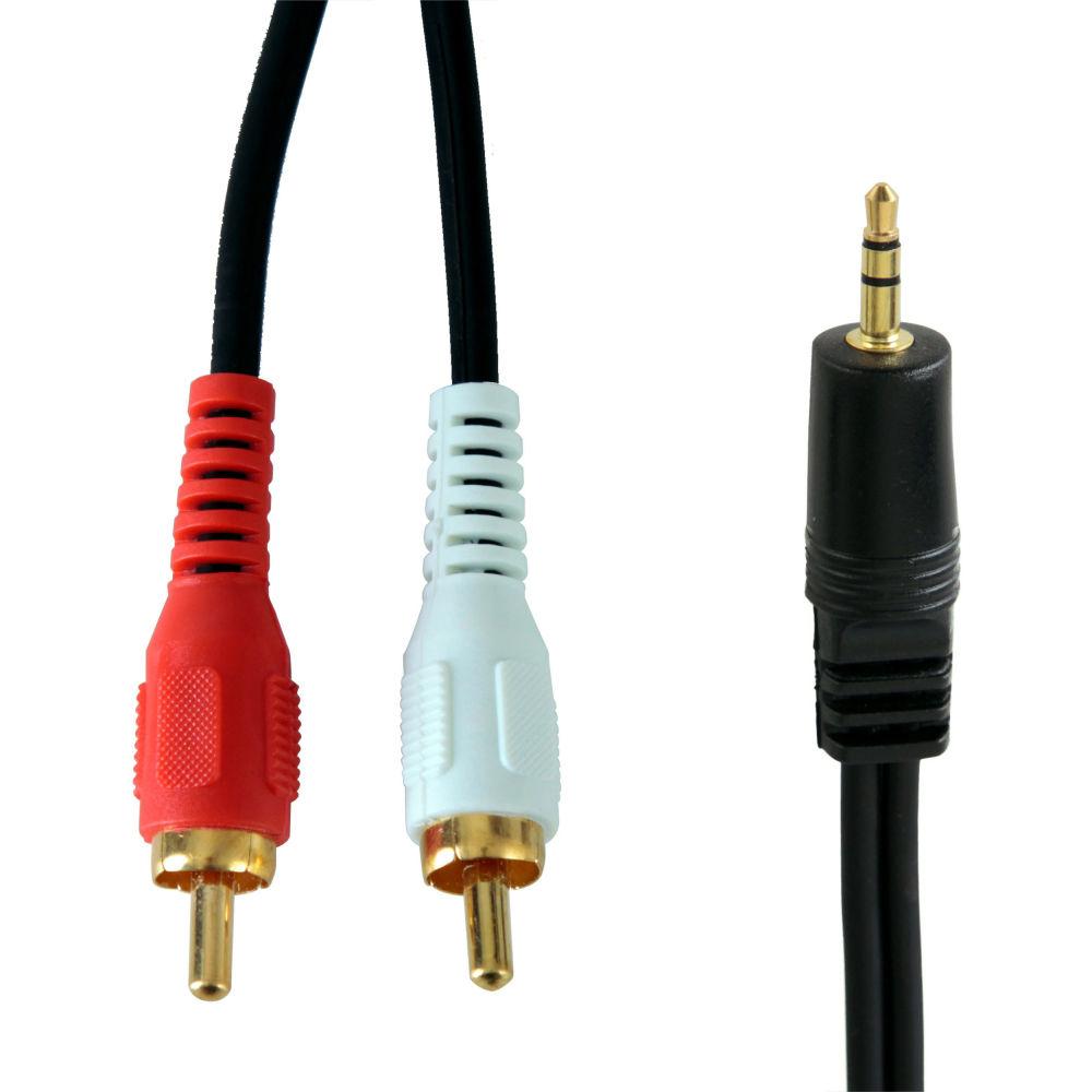 Pyle Pro Stereo RCA Male To 3.5mm Male Cable