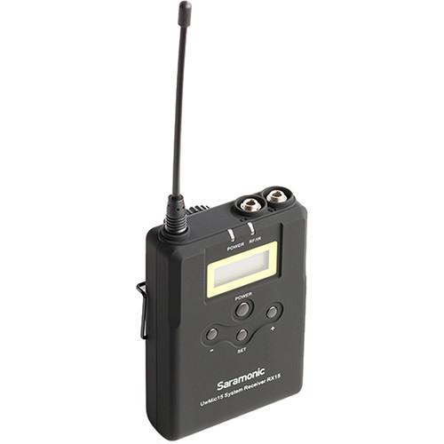 Saramonic UwMic15 UHF Wireless Lavalier Microphone System
