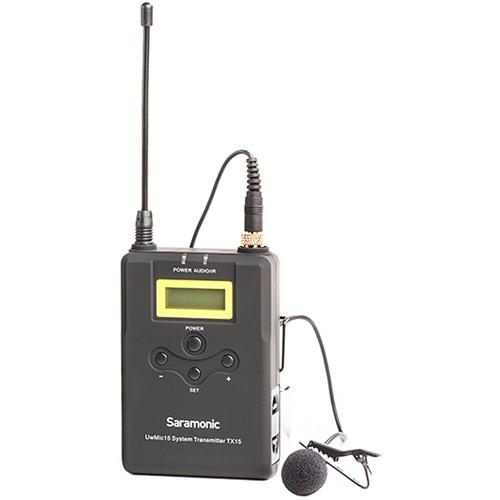 Saramonic UwMic15 UHF Wireless Lavalier Microphone System