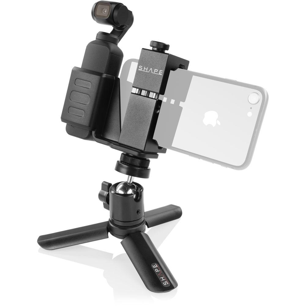 SHAPE Security Bracket Connection with Selfie Grip Tripod for Osmo Pocket