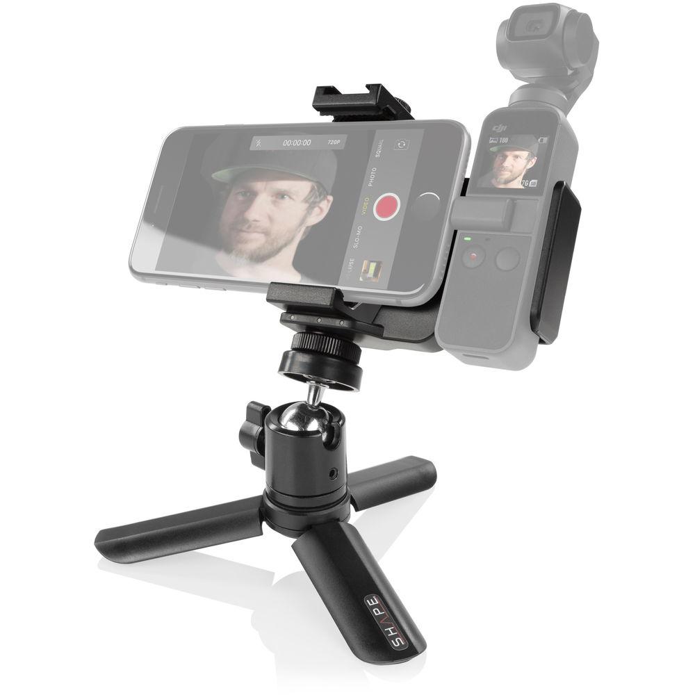 SHAPE Security Bracket Connection with Selfie Grip Tripod for Osmo Pocket