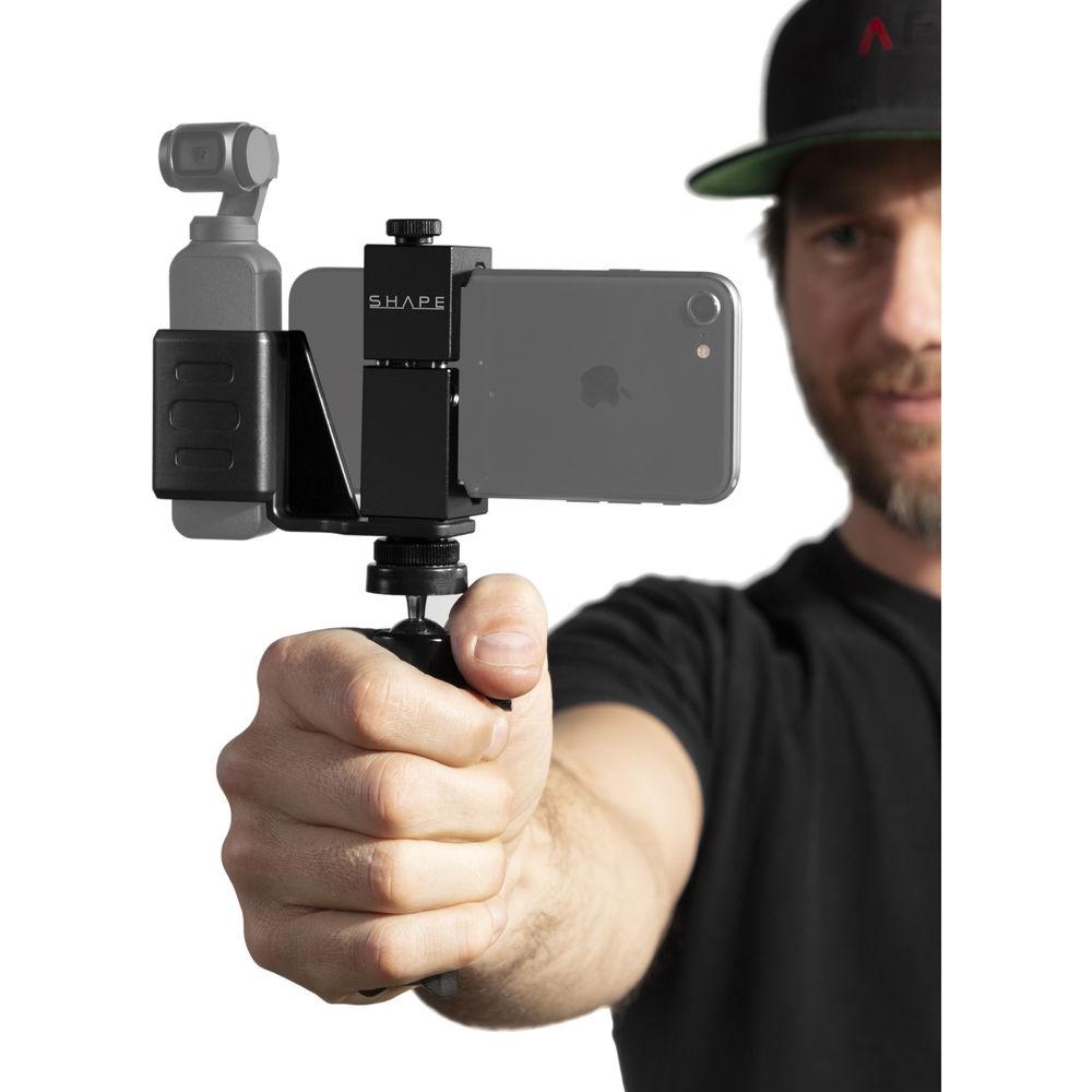 SHAPE Security Bracket Connection with Selfie Grip Tripod for Osmo Pocket