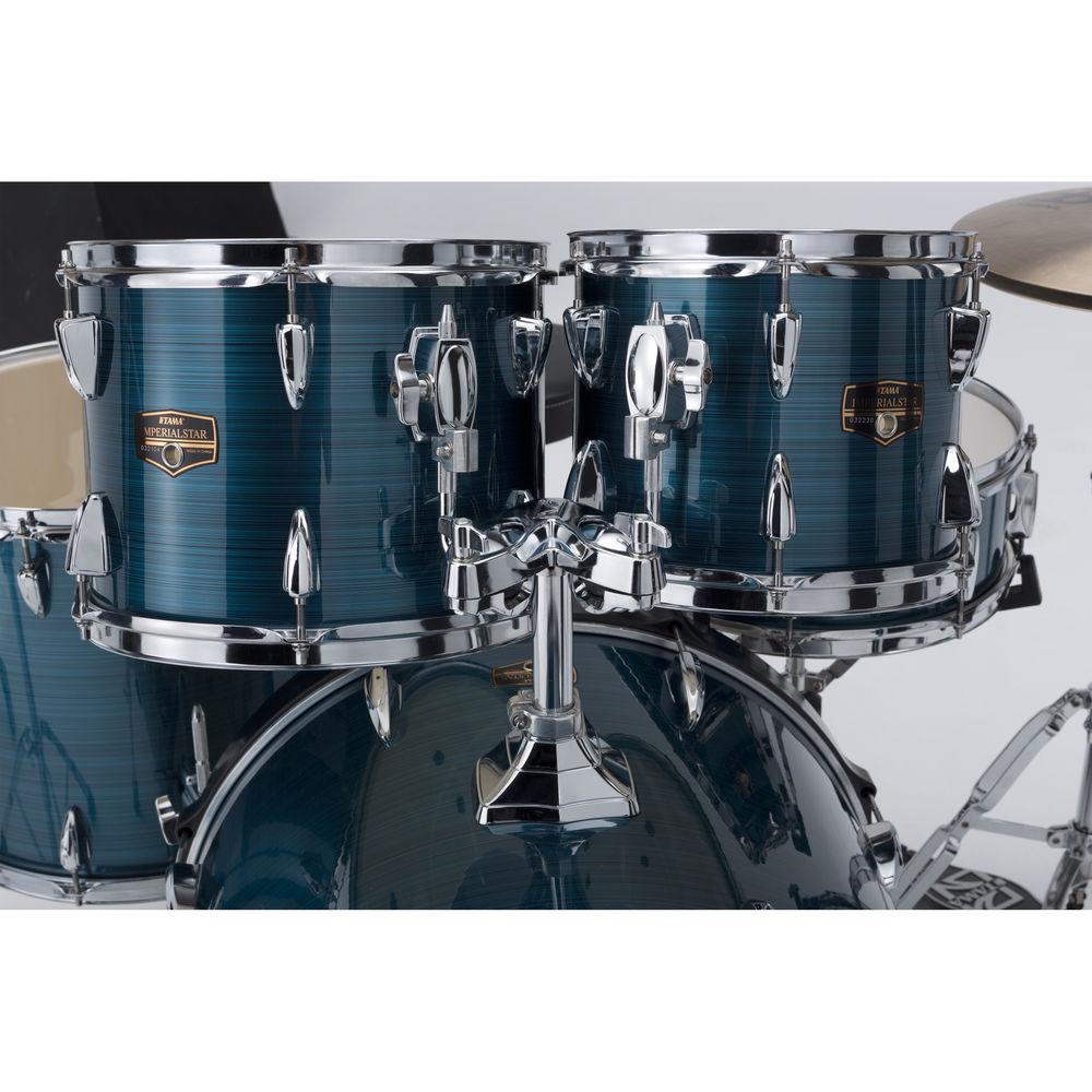 TAMA IP62NCHLB Imperialstar 6-Piece Drum Set with Cymbals