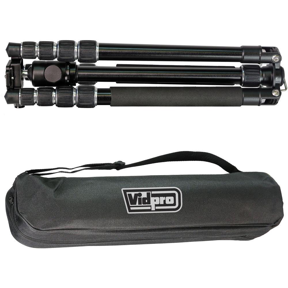 Vidpro AT-52 VentureMaxx 52" Professional Aluminum Travel Tripod with Quick Release Ball Head