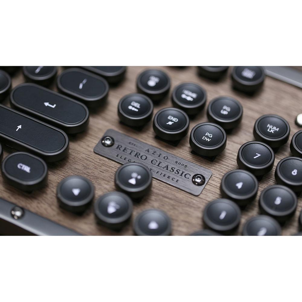 AZIO Retro Classic USB Backlit Mechanical Keyboard, AZIO, Retro, Classic, USB, Backlit, Mechanical, Keyboard