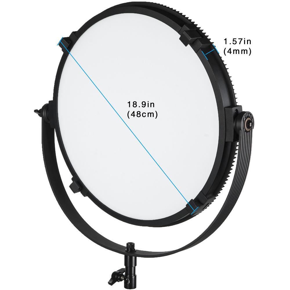 CAME-TV L2500S High CRI Bi-Color SMD LED Round Panel 2-Light Kit