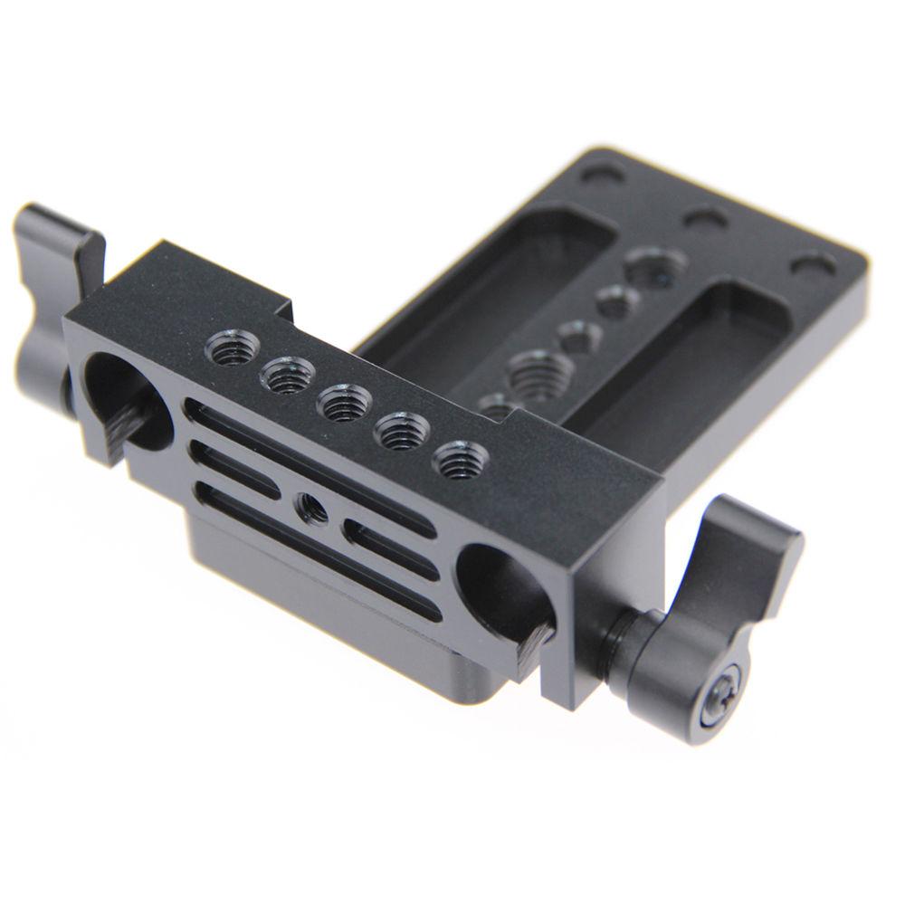 CAMVATE Tripod Mounting Plate Railblock for 15mm LWS Rods