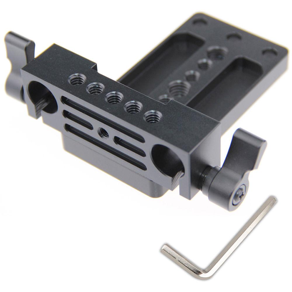 CAMVATE Tripod Mounting Plate Railblock for 15mm LWS Rods
