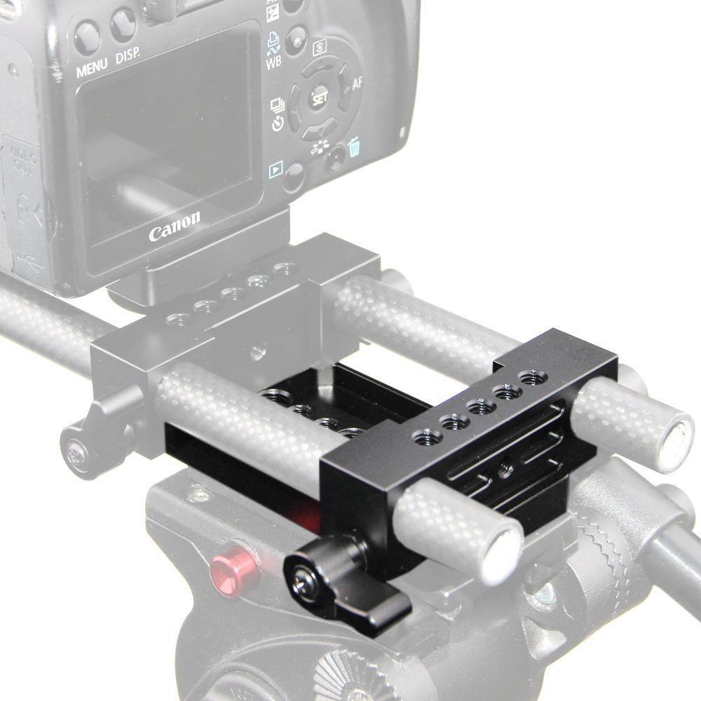 CAMVATE Tripod Mounting Plate Railblock for 15mm LWS Rods