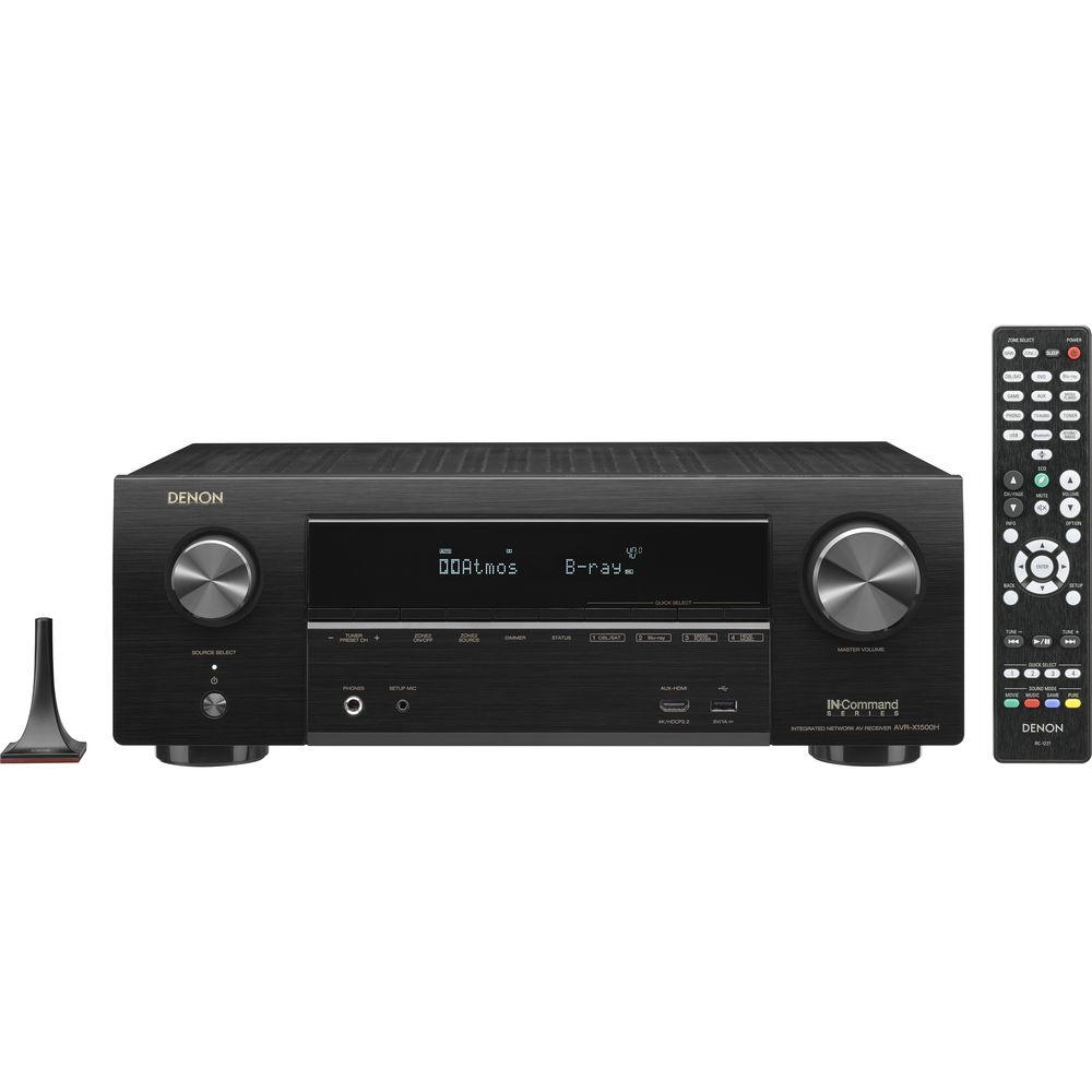 Denon AVR-X1500H 7.2-Channel Network A V Receiver