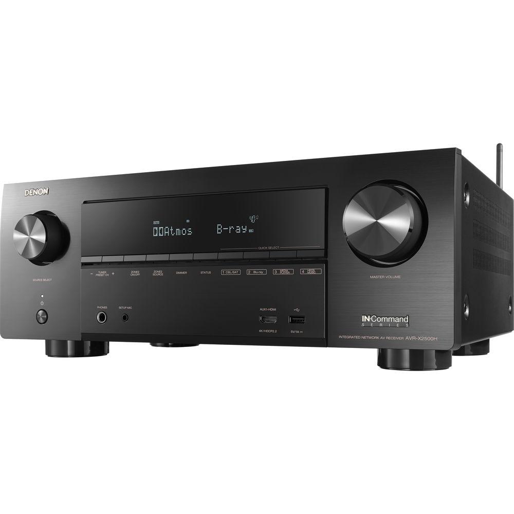 Denon AVR-X2500H 7.2-Channel Network A V Receiver
