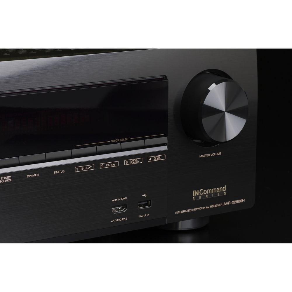 Denon AVR-X2500H 7.2-Channel Network A V Receiver