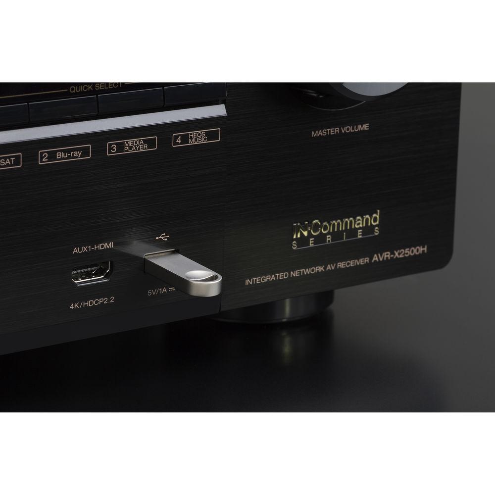 Denon AVR-X2500H 7.2-Channel Network A V Receiver