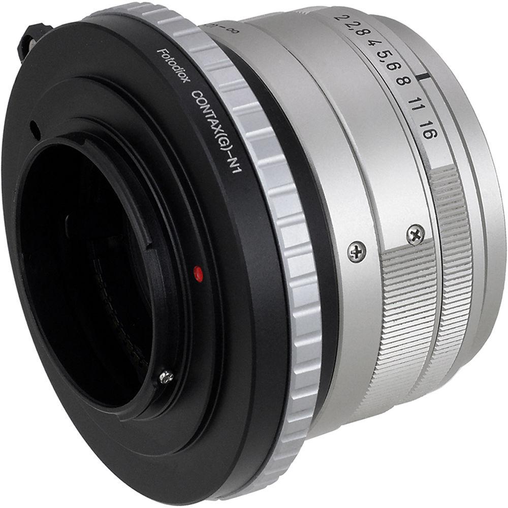 FotodioX Mount Adapter for Contax G Lens to Nikon 1-Series Mirrorless Camera