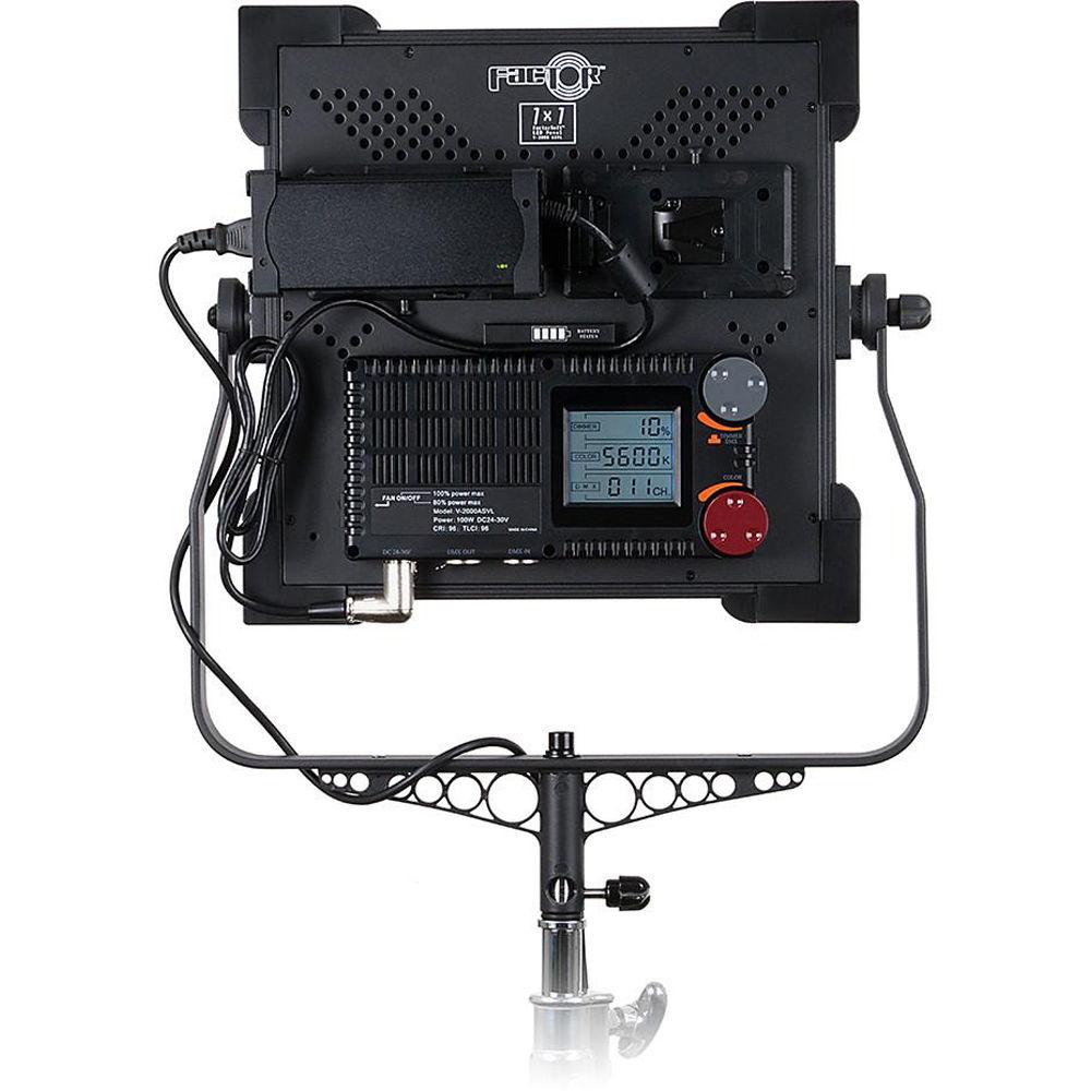 FotodioX Pro FACTOR 1x1 V-2000ASVL Bi-Color Kit with Grid and Travel Case