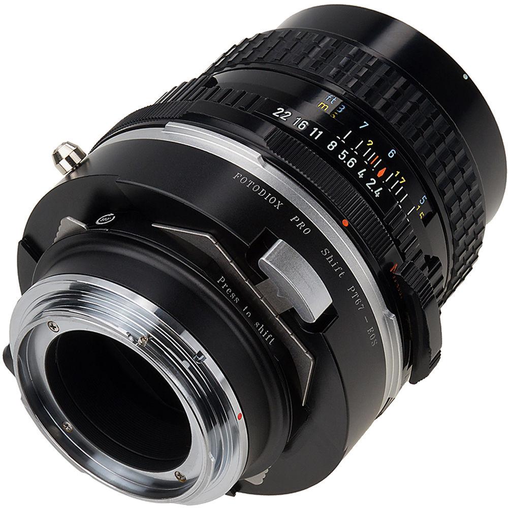 FotodioX Pro Shift Mount Adapter for Pentax 67 Lens to Canon EOS Camera