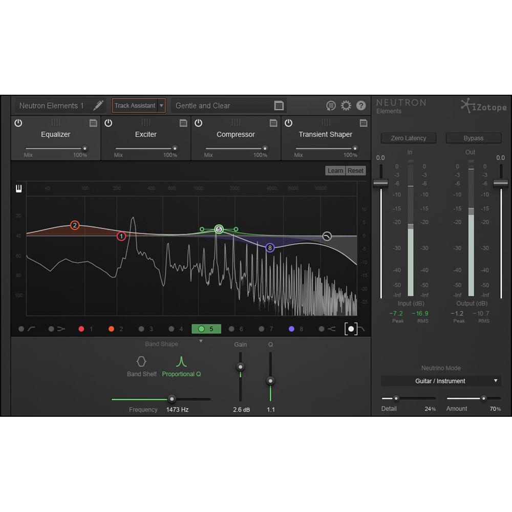 iZotope Neutron Elements - Channel Strip Software
