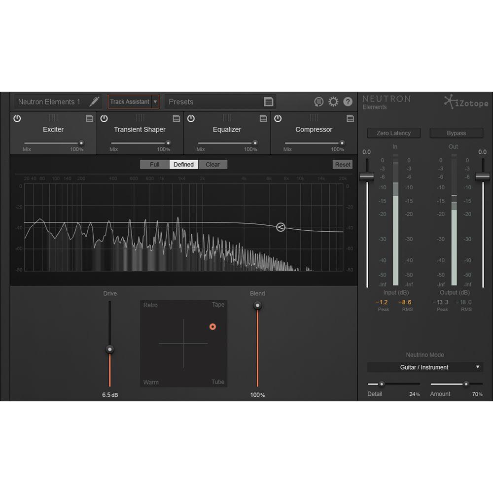 iZotope Neutron Elements - Channel Strip Software