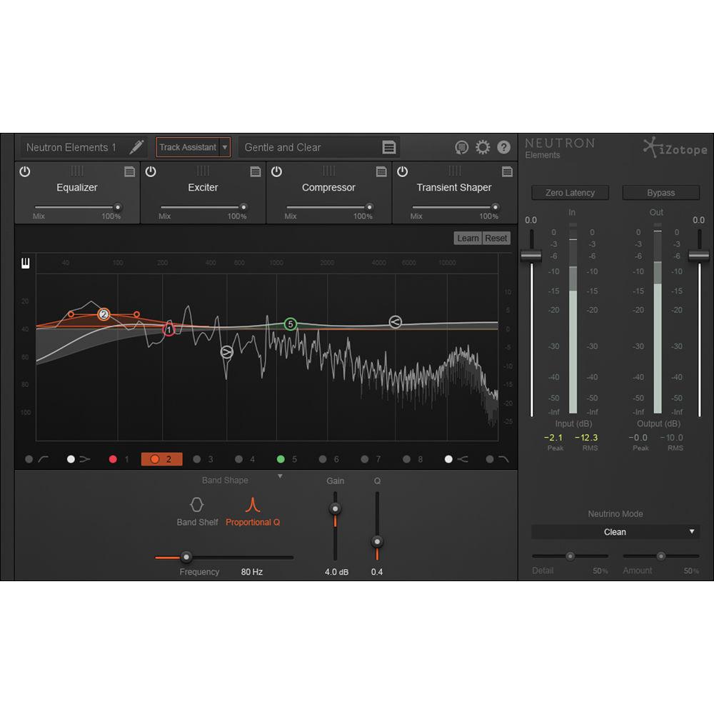 iZotope Neutron Elements - Channel Strip Software