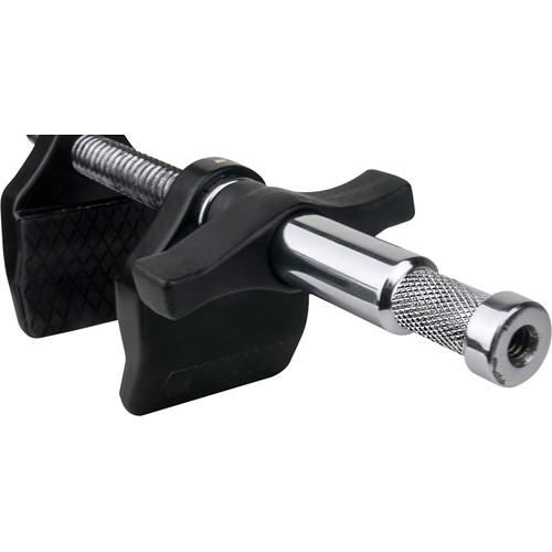 Kupo Mini Viser Clamp with 2" Jaw, 5 8" Baby Stud, and 3 8"-16M Threaded Stud