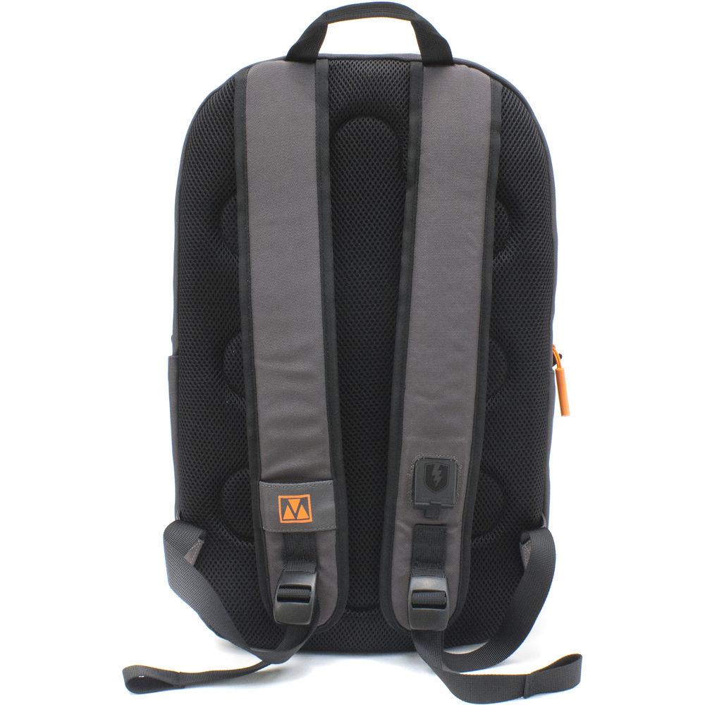 M-Edge Tech 15" Laptop Backpack with Built-In Battery