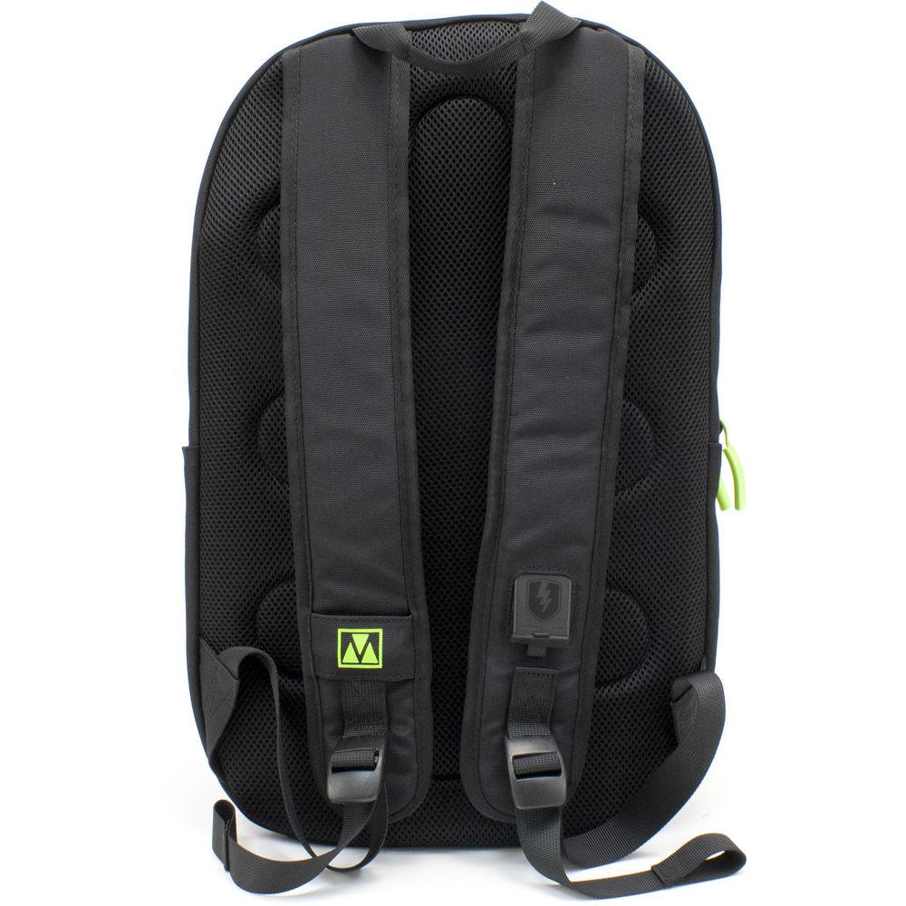 M-Edge Tech 15" Laptop Backpack with Built-In Battery