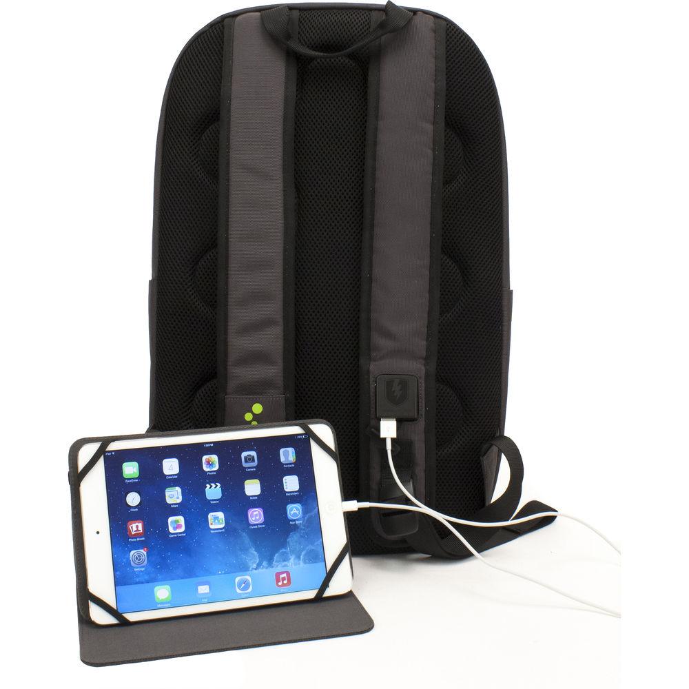 M-Edge Tech 15" Laptop Backpack with Built-In Battery