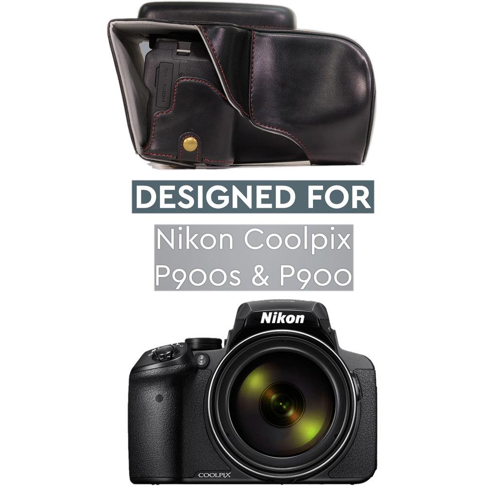 MegaGear Ever Ready Camera Case with Bottom Opening for Nikon P900 P900s