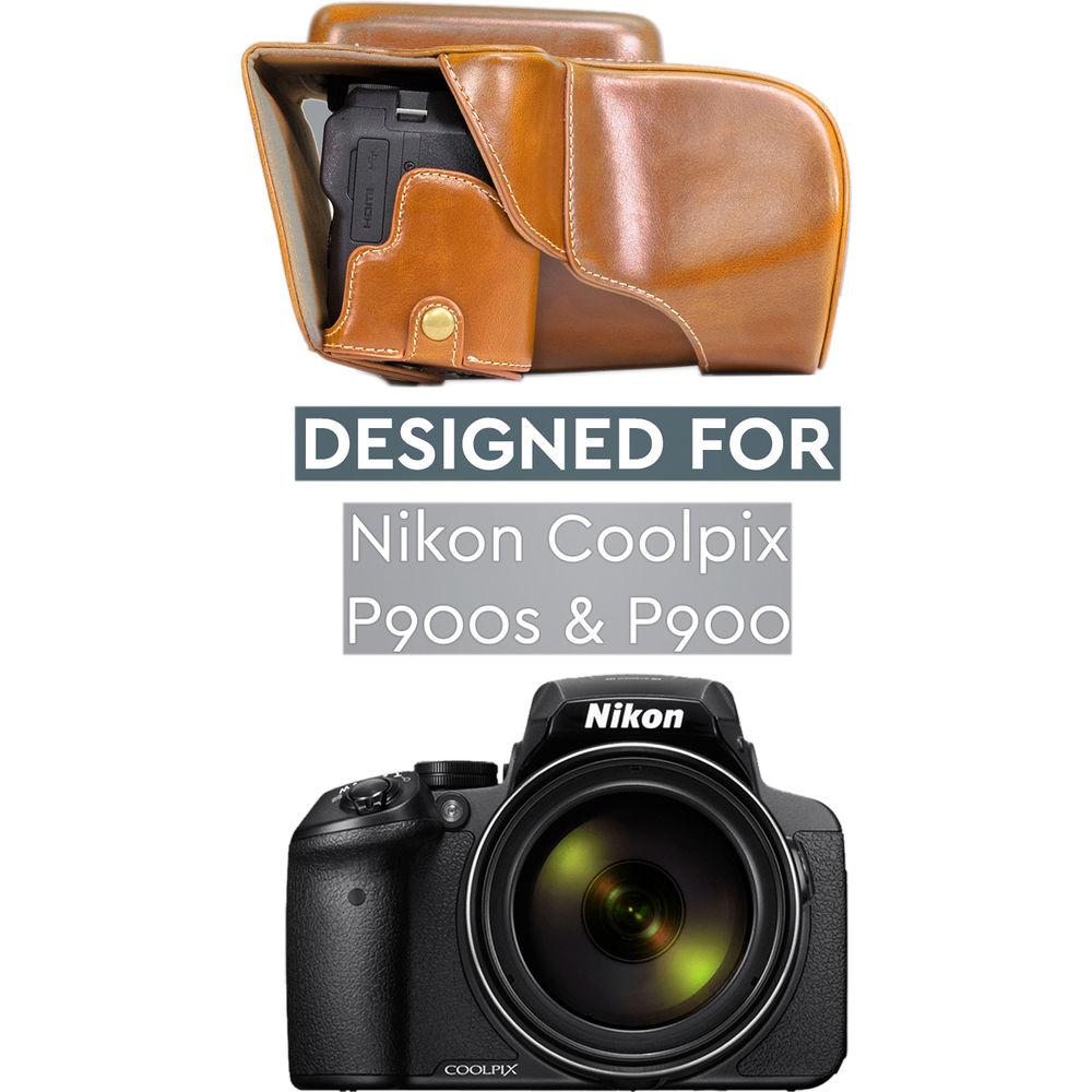 MegaGear Ever Ready Camera Case with Bottom Opening for Nikon P900 P900s