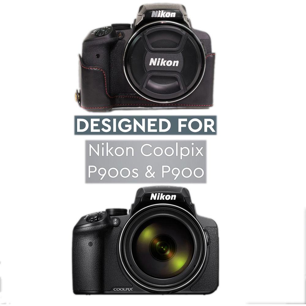 MegaGear Half-Bottom Ever Ready Case for Nikon COOLPIX P900 P900S