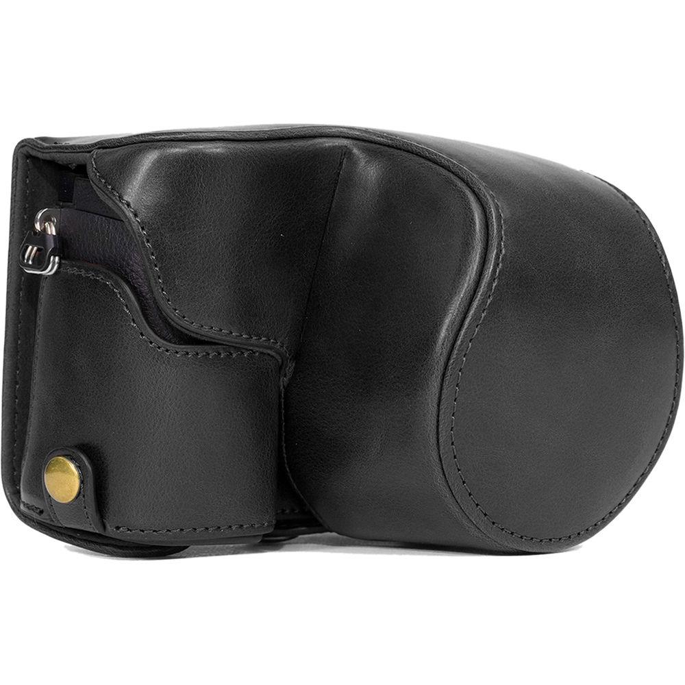 MegaGear MG984 Ever Ready Leather Case with Bottom Opening for Sony a6300 ILCE-6300 a6000