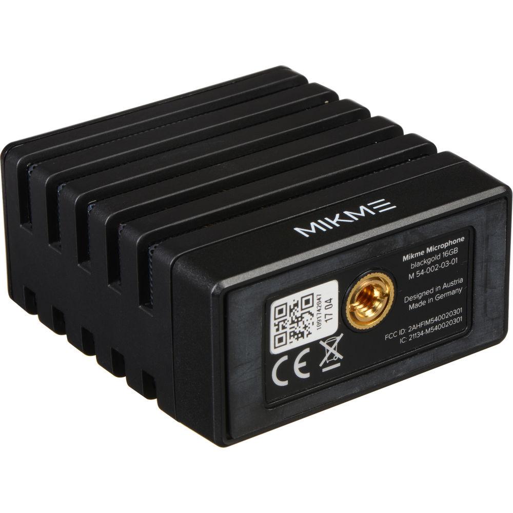 Mikme Blackgold Wireless Microphone and Audio Recorder