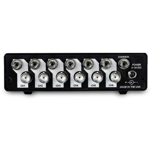 MultiDyne 6-Channel Fiber Saver Transmitter for Optical Digital Signals Up to 4.25GB s and SDI 3GB s