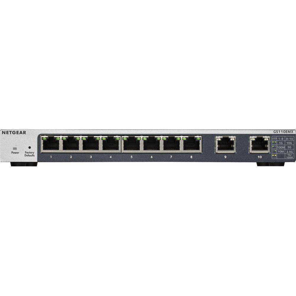 Netgear GS110EMX 8-Port Gigabit Unmanaged Switch