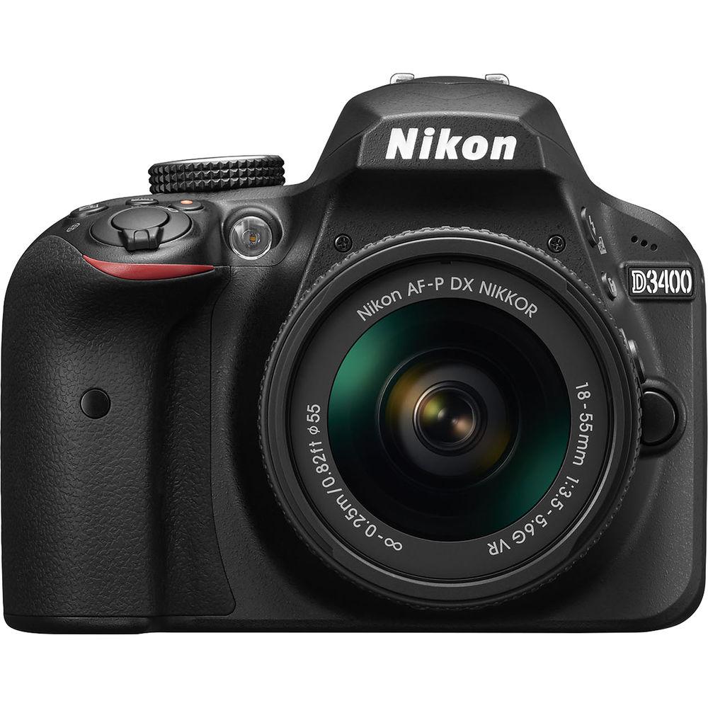 Nikon D3400 DSLR Camera with 18-55mm and 70-300mm Lenses