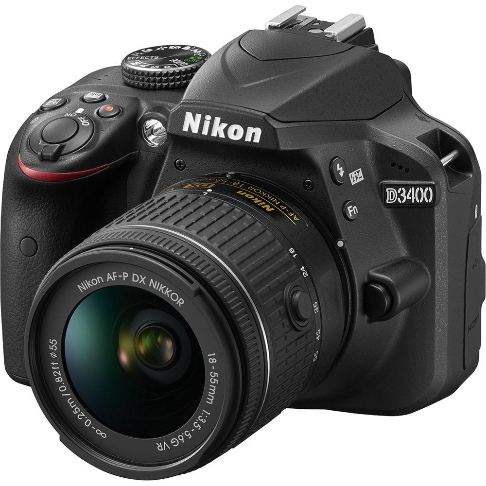 Nikon D3400 DSLR Camera with 18-55mm and 70-300mm Lenses