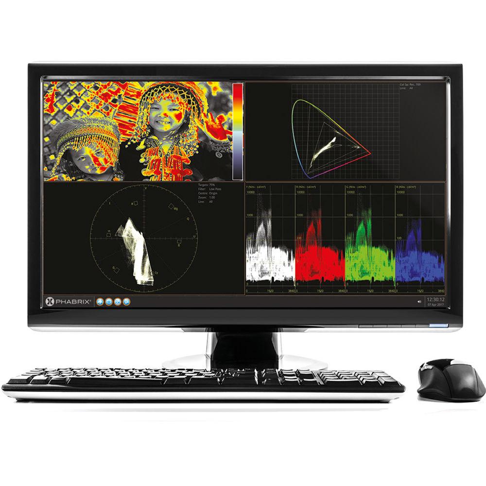 PHABRIX Qx UHDTV Rasterizer with 3G IP SDI Analyzer