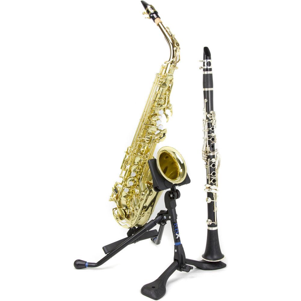 Reunion Blues RBXS Self-Locking Alto Saxophone Stand with Instrument Peg