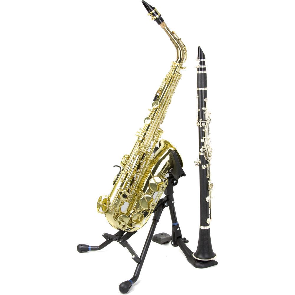 Reunion Blues RBXS Self-Locking Alto Saxophone Stand with Instrument Peg