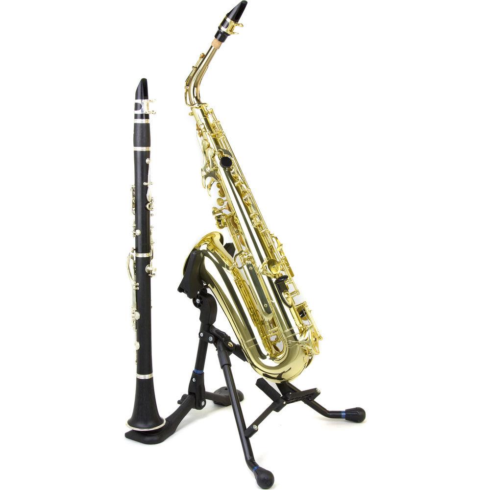 Reunion Blues RBXS Self-Locking Alto Saxophone Stand with Instrument Peg
