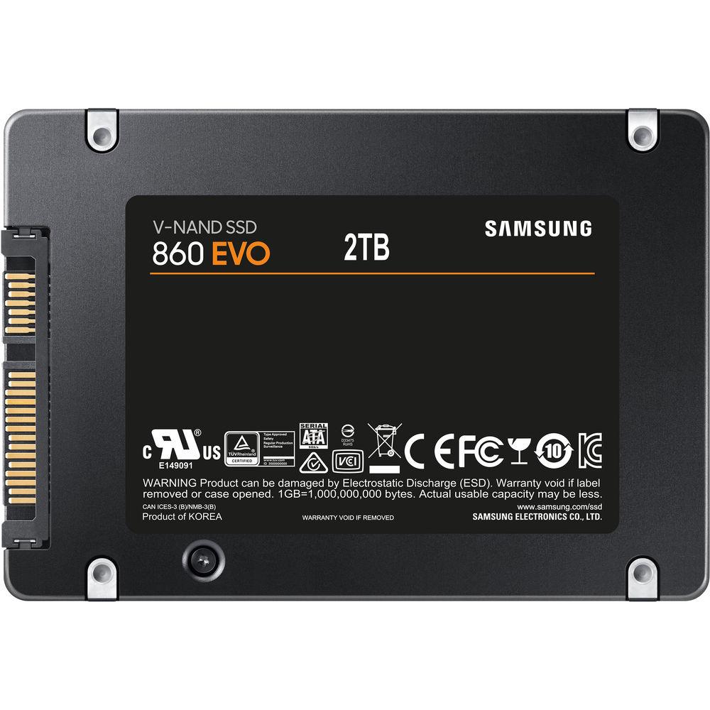 Samsung 2TB 860 EVO SATA III 2.5" Internal SSD