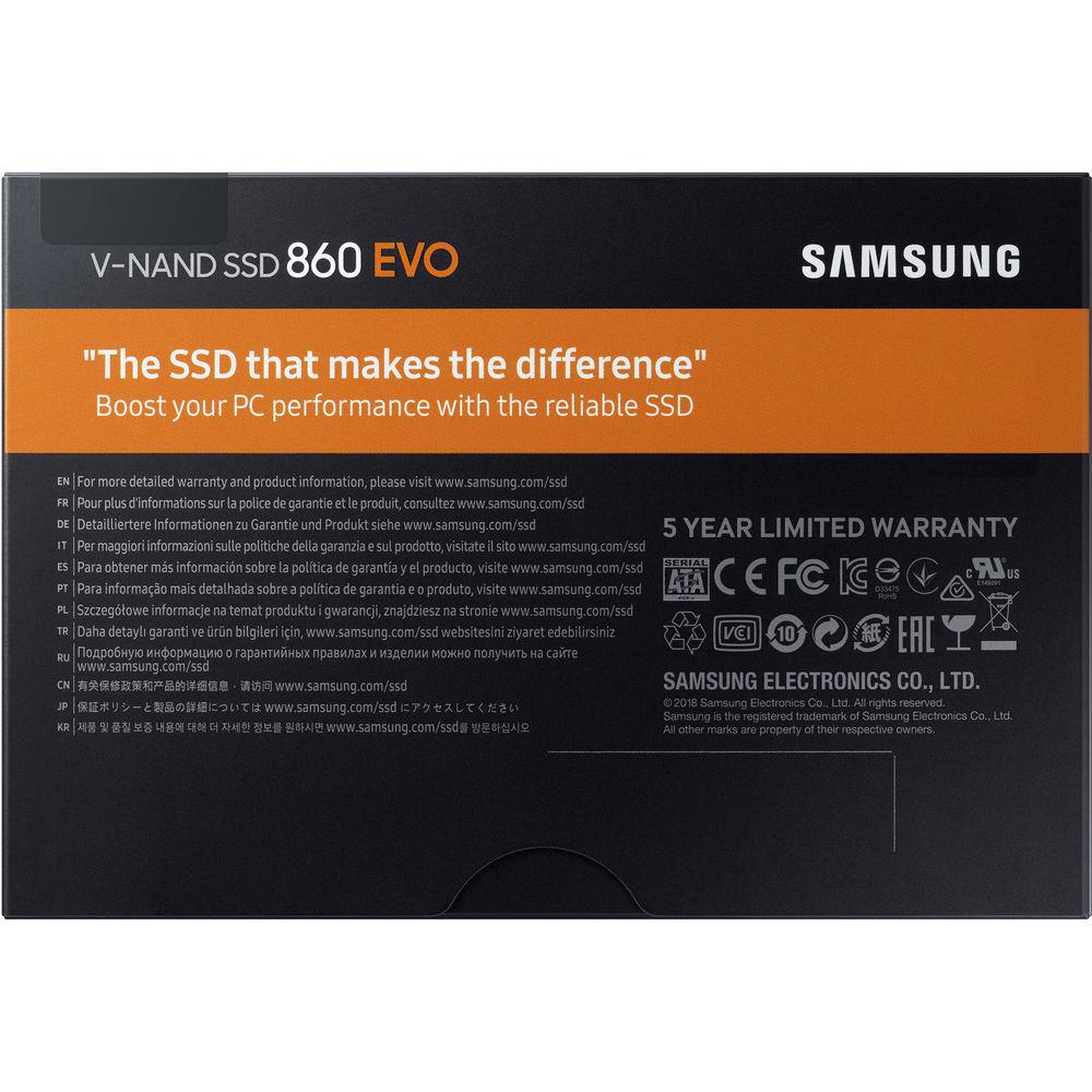 Samsung 2TB 860 EVO SATA III 2.5" Internal SSD