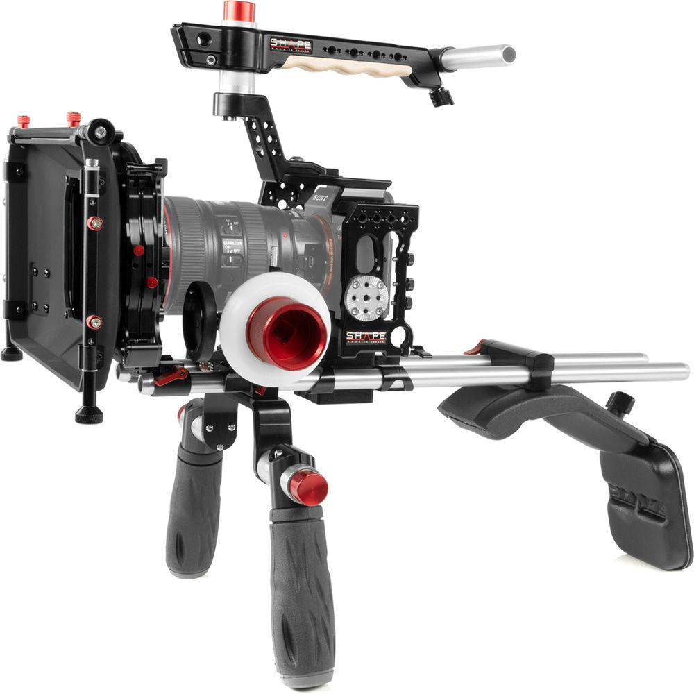 SHAPE Shoulder Mount Kit with Matte Box & Follow Focus for Sony a7R III a7 III Camera
