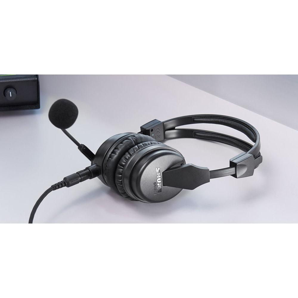 Shure BRH50M Dual-Sided Broadcast Headset with Microphone and Cable