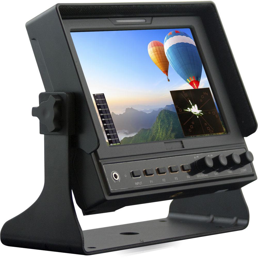 ViewZ 7" Broadcast Monitor, IPS 1280X800 Pixels, 3G-SDI In Out, HDMI In Out