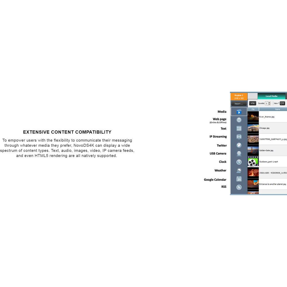 Vivitek NovoDS4K Digital Signage Player