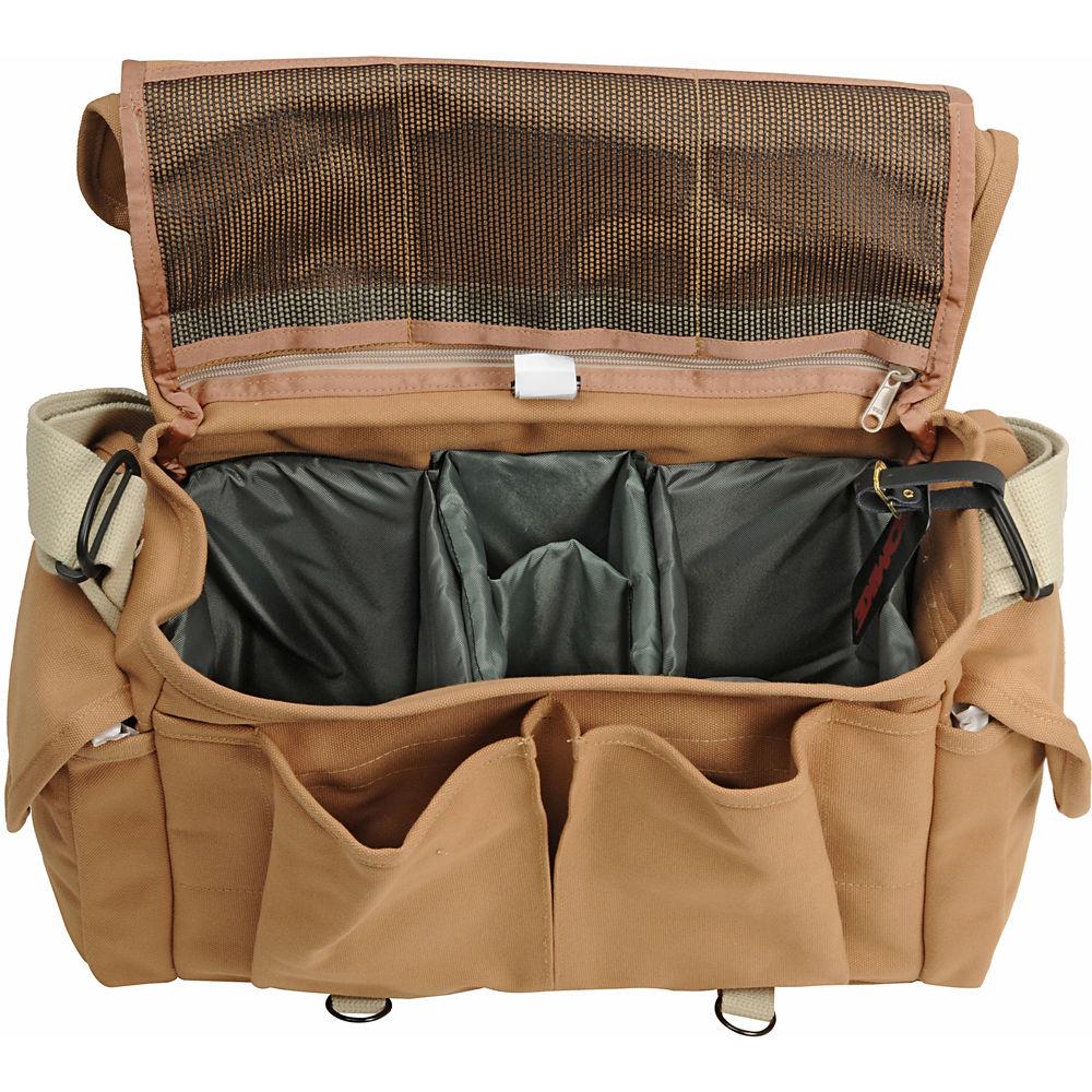 Domke F-7 Double AF Canvas Shoulder Bag - for 2 Large Film or Digital SLR Cameras with 4-5 Lenses and Accessories